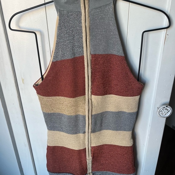 NWT PARKER Knit Verlee Dress metallic Halter Bodycon Dress Sz Small - Picture 14 of 14